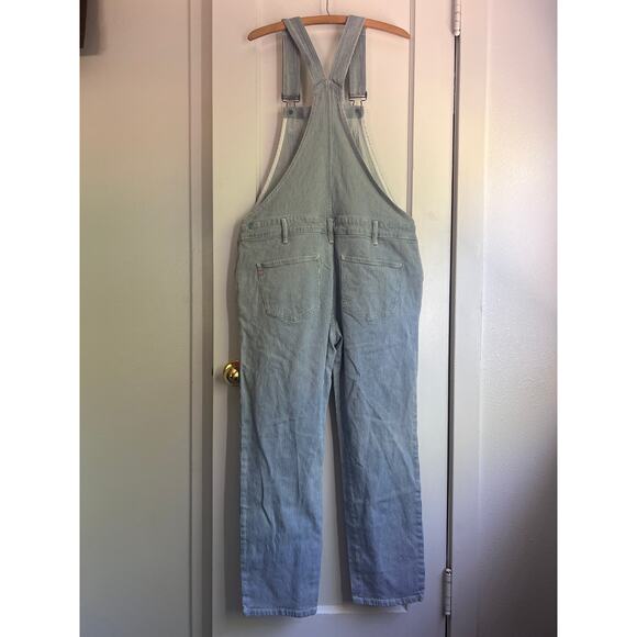 HATCH The Railroad Stripe Overalls Maternity Pregnancy Utility Jeans Size M - Picture 10 of 11